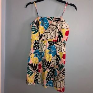 Flower print bodycon Forever 21 dress